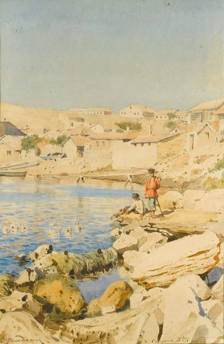 Two Boys Fishing